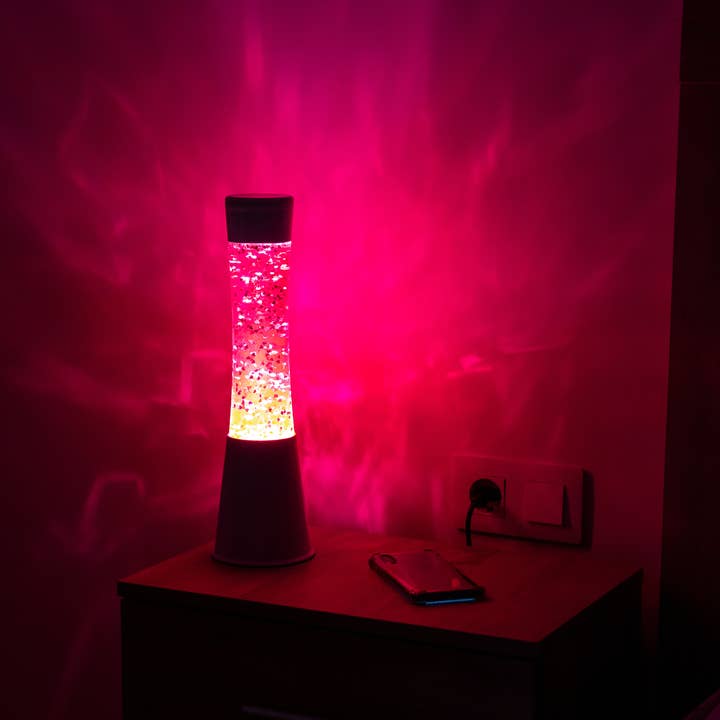 Fisura - Wholesale Lava Lamp - Lava lamp tower Glitter Hearts (EU plug, 220-240 V)2