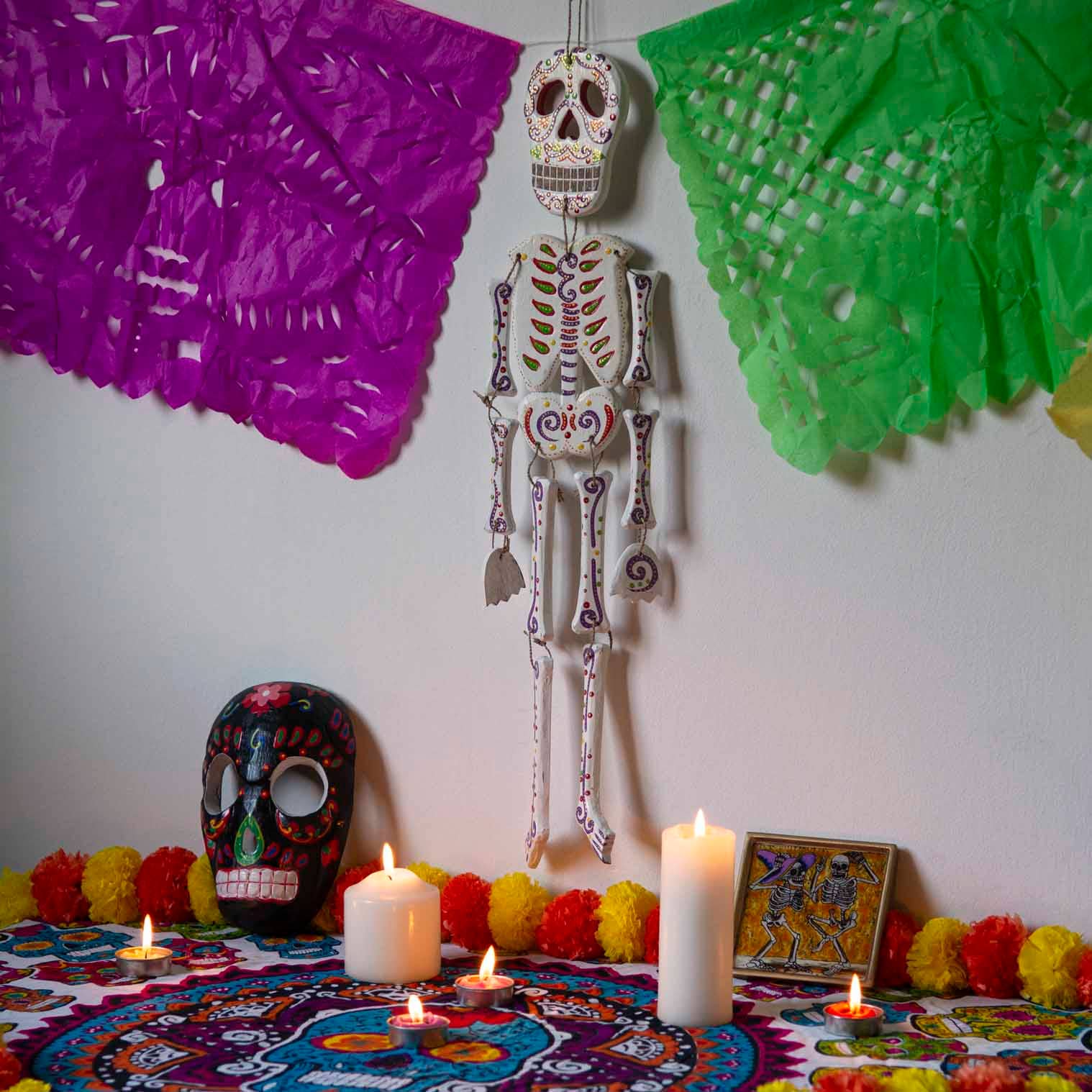 Siesta - Vente Objets de décoration - Squelette de bonbons2