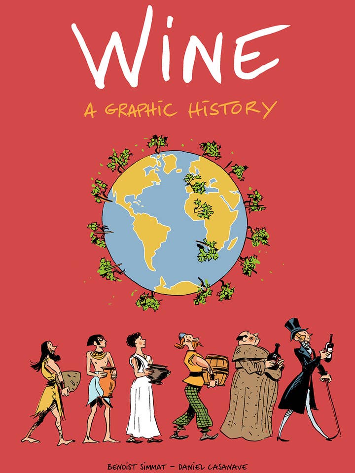 Le vin : une histoire graphique pour la vente par Abrams