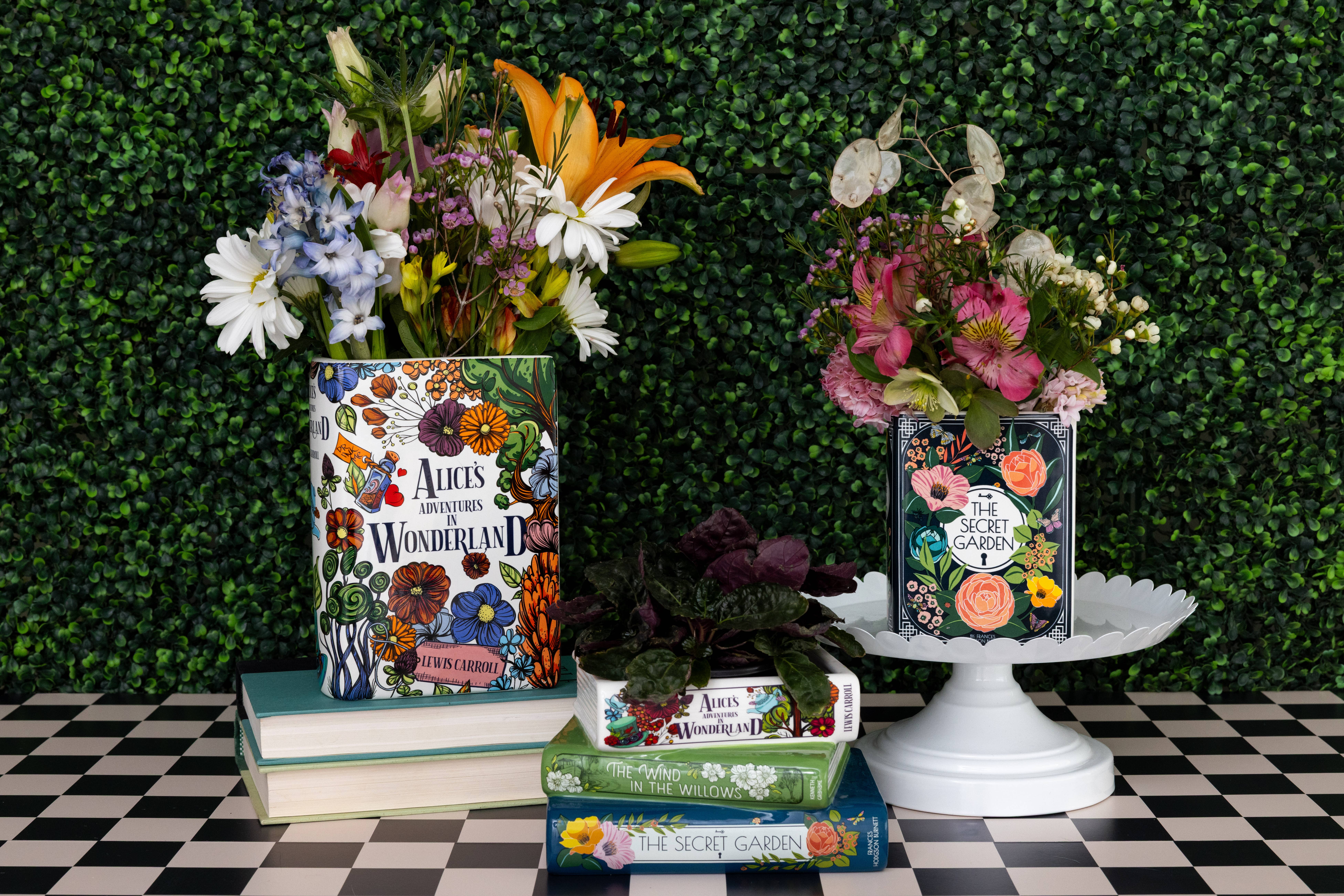 Steel Mill and Co. - Wholesale Vase - Small Book Vase, The Secret Garden1