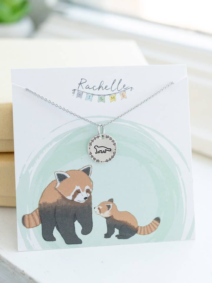 Colar Panda Vermelho - Jóia Zoo Inspirada Animal por atacado de Rachelle-isms