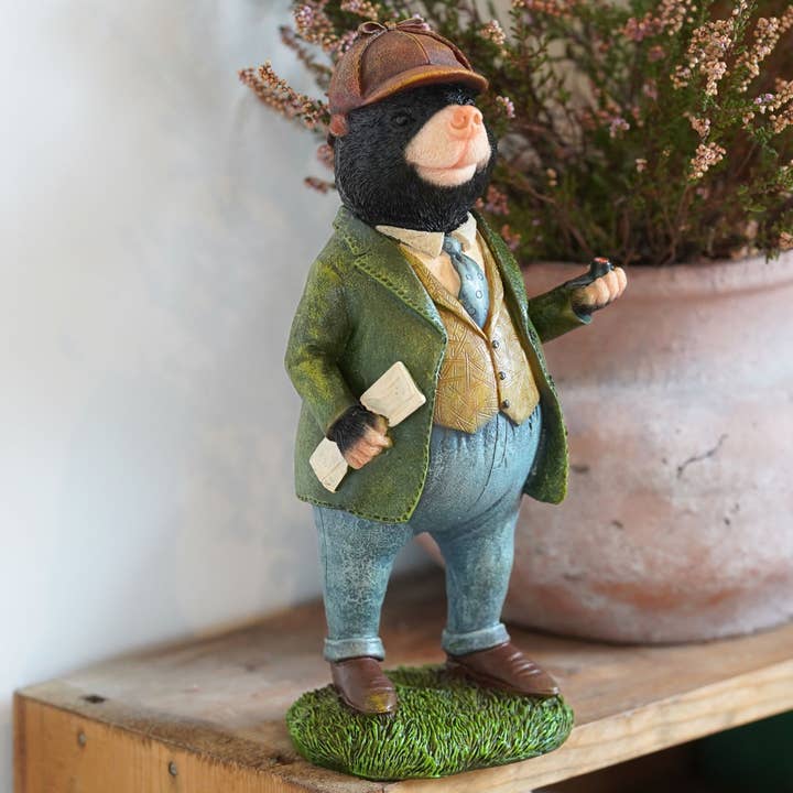 Master Mole Resin Ornament Garden Home Statue for wholesale by Vale Ornaments