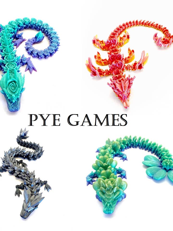 1 PC Dragon Variety Medium Size Fidget Toy - Assortment for wholesale by pyegames