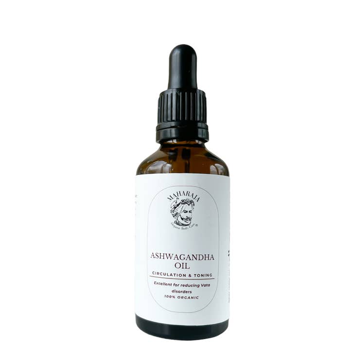 Maharaja Organic Body Care - Wholesale Bath/Body Oil - Organic Cold-Pressed Ashwagandha Oil