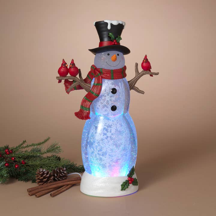 Gerson Christmas 19.25"H USB Electric Lighted Spinning Water for wholesale by The Gerson Companies