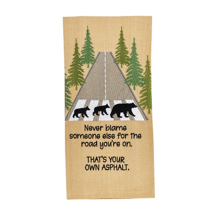 Your Own Asphalt Dishtowel for wholesale by Park Designs