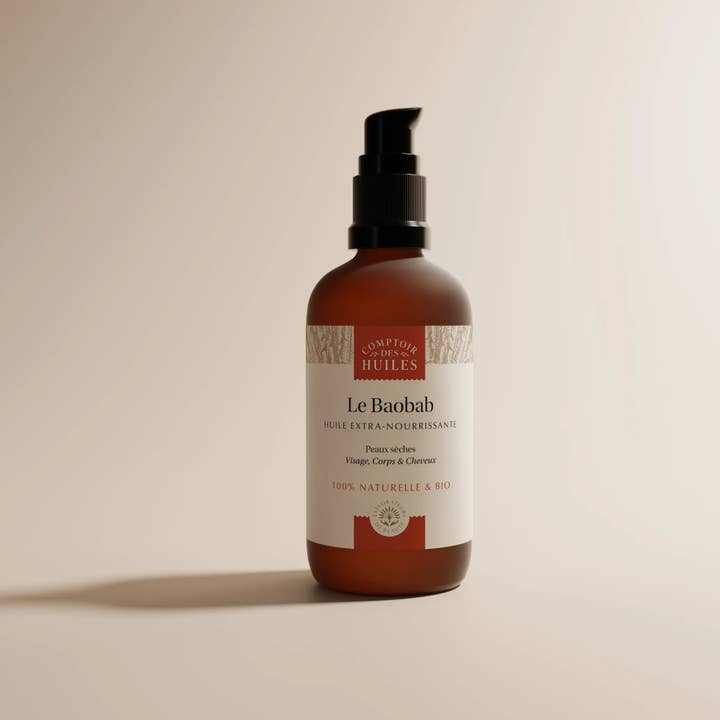 COMPTOIR DES HUILES – Großhandel Bade-/Körperöl – Baobab-Öl Bio – Pflege für Haut und Haare1