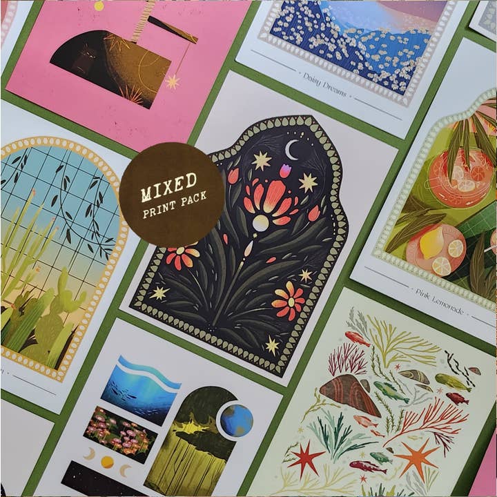 Mixed A4 Print Pack for wholesale by Lione & Sheikh