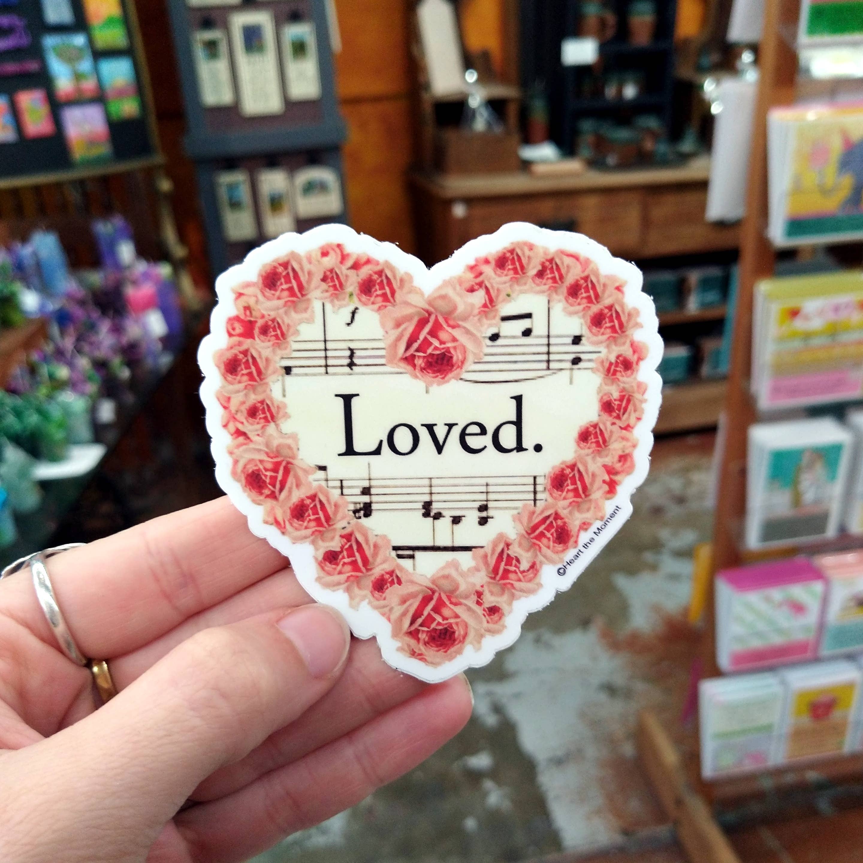 Heart The Moment – Adesivo por atacado – Adesivo amado1