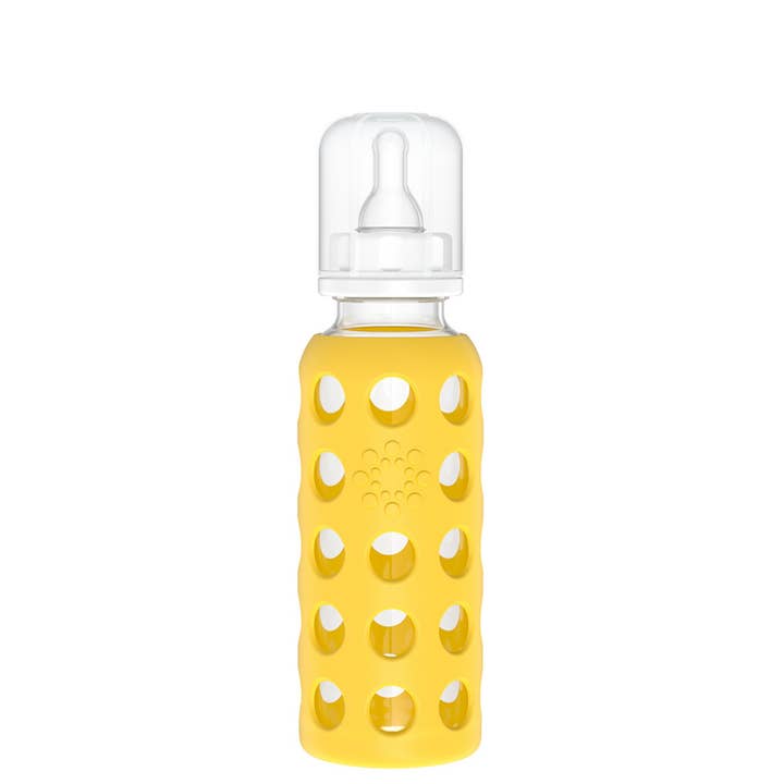 Lifefactory - Wholesale Baby Bottle - 9oz Glass Baby Bottle - Stage 2 Nipple, Stopper, and Cap4