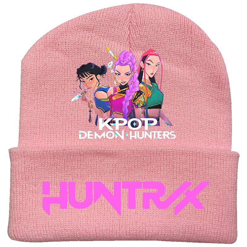 Lilyrosy（Duty free) - Wholesale Beanie - Kids - K-POP Demon Hunters Custom Knit Beanie,Adult & Kids Friendly32