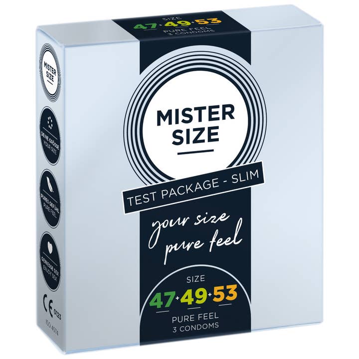 MISTER SIZE - Wholesale Contraceptive/Condom - Mister Size Test Package S - Condom Size 47-49-53