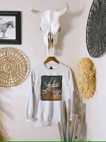 The Walking A - Wholesale Graphic Sweatshirt - Women's - HUNTIN' SZN0