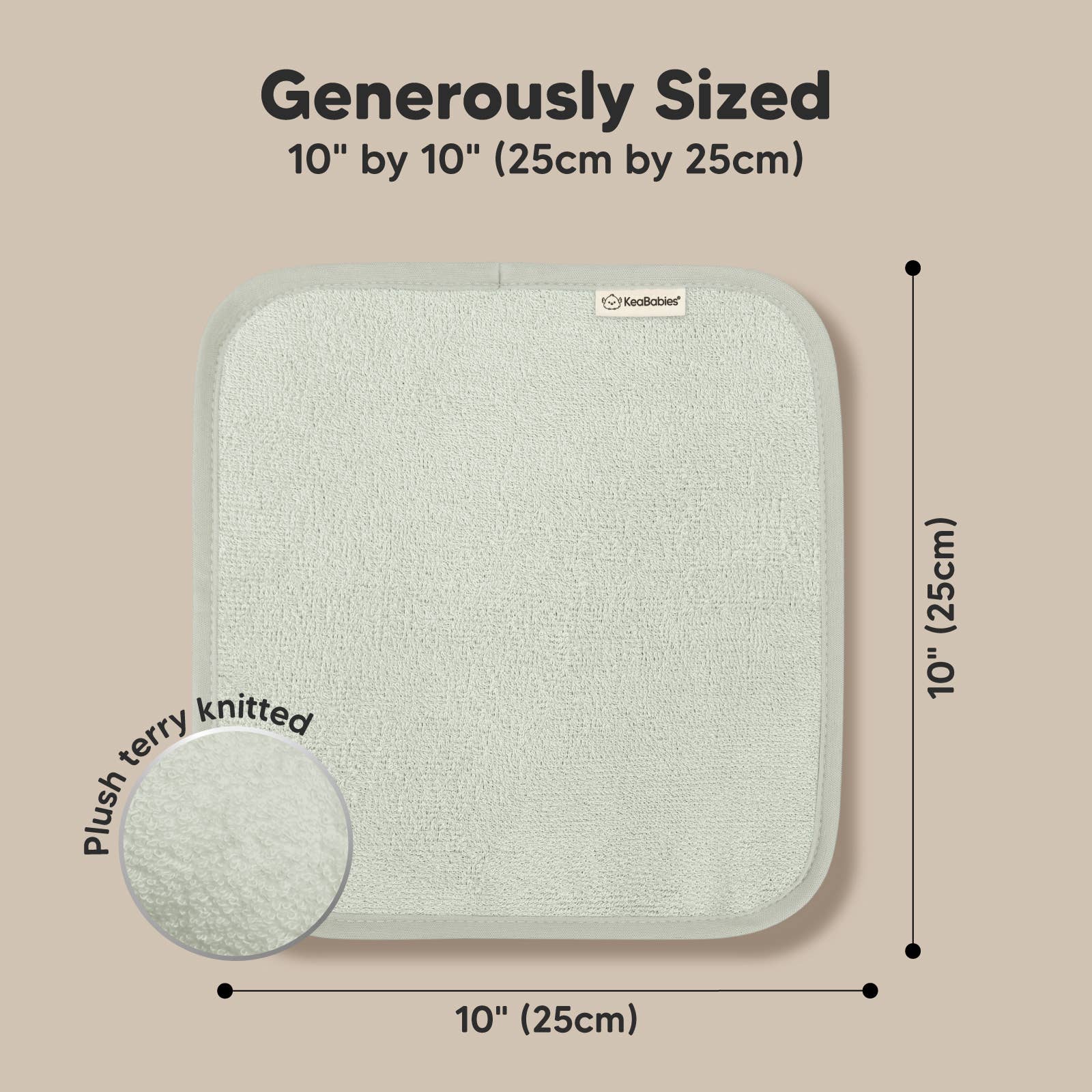 Dove 6-Pack Baby Wash Cloths for wholesale on Faire3