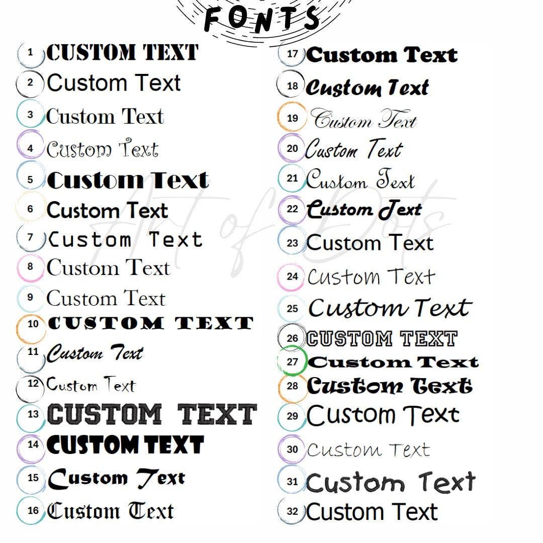 ART OF DOTS – wholesale T-shirt – women's – Custom Embroidered Comfort Colors T-shirt with Logo6