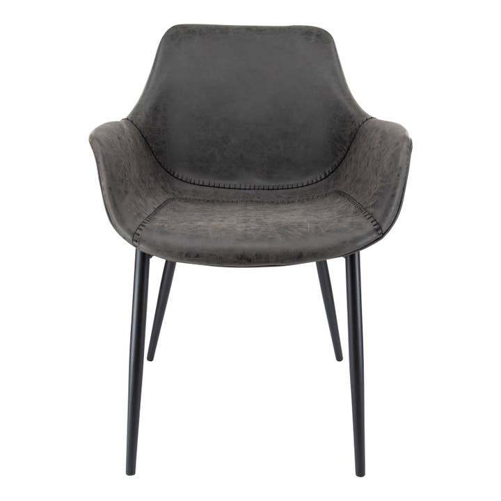 LeisureMod - Wholesale Chair - Markley Modern Ergonomic Leather Upholstered Dining Chair18