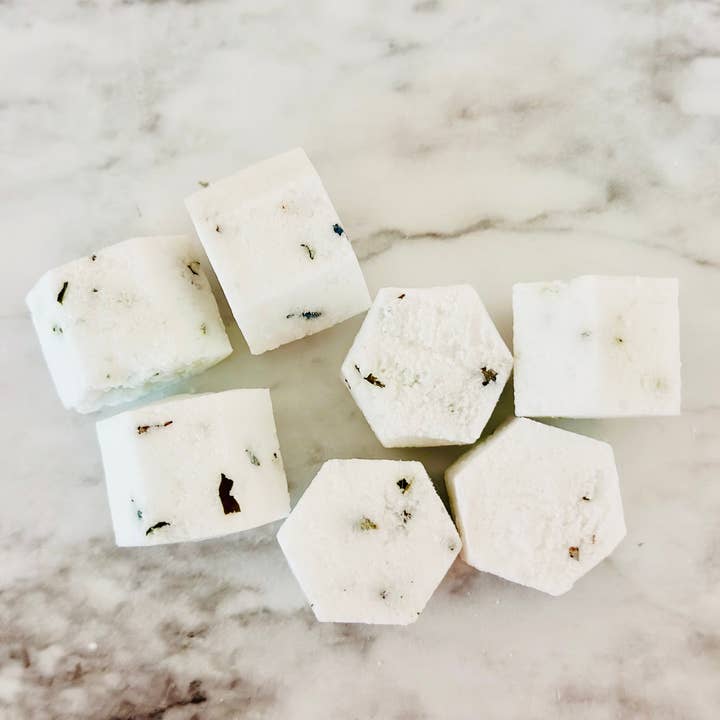 Salt & Sage Apothecary - Wholesale Shower steamer/bomb - Peppermint + Eucalyptus Mini Shower Steamers2