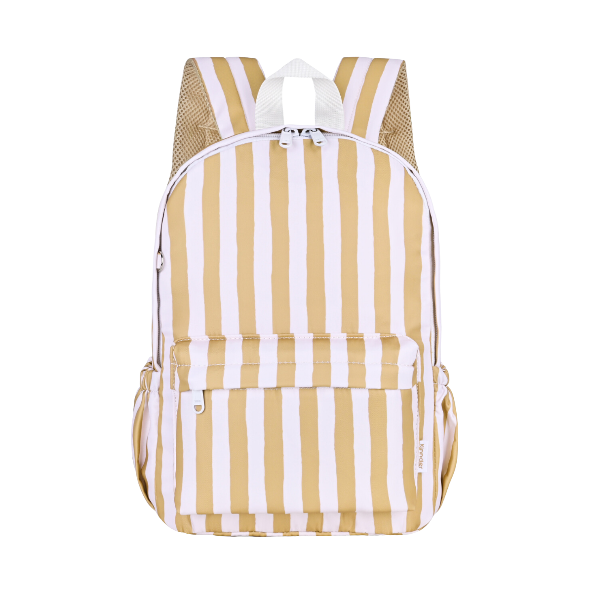 Kinnder – Mochila - Crianças por atacado – Mochila Mini Creche/Criança com Risca Mostarda1