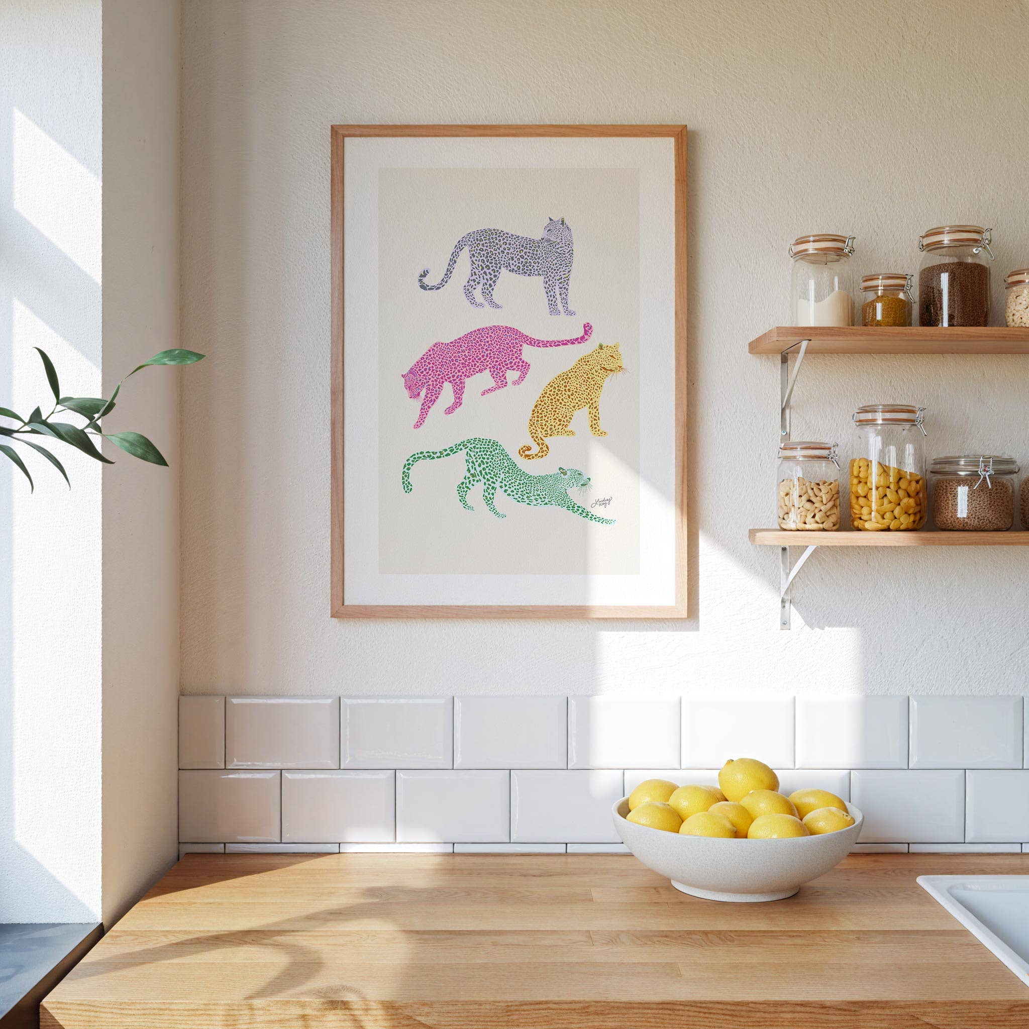 Lindsey Kay Collective - Wholesale Art Print - Leopards Illustration - Art Print6