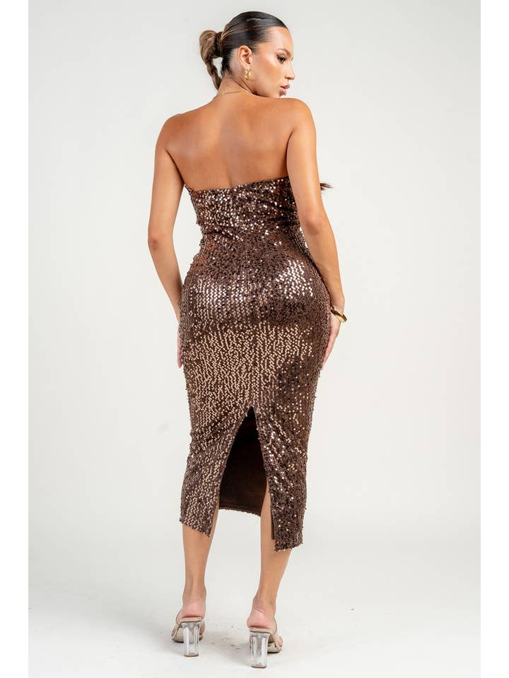 PRIVY - Wholesale Dress - Women's - PD79327S / WIRE INSET TUBE MIDI DRESS3