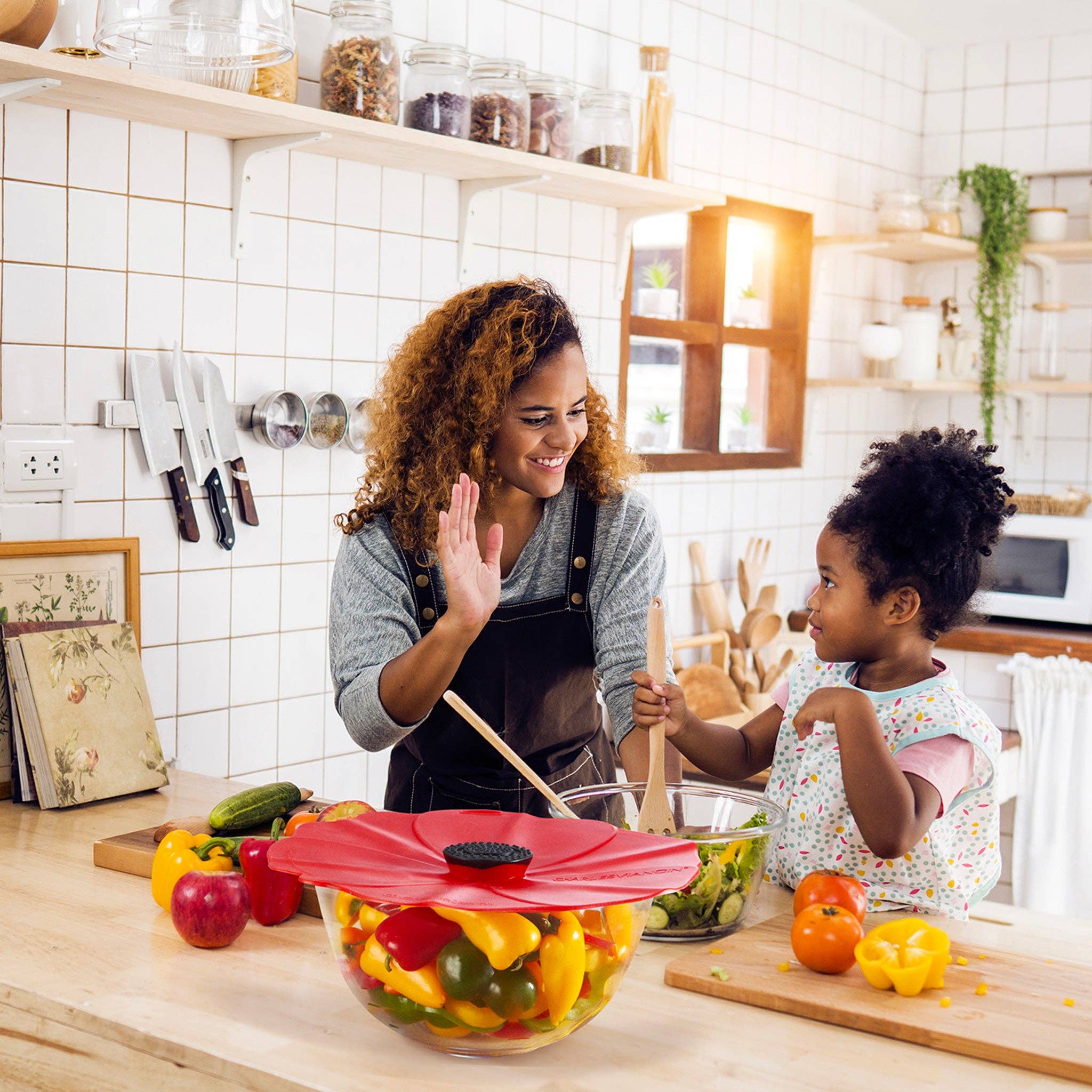 Charles Viancin - Wholesale Food Storage Wrap/Bag - Poppy Lid 8"4
