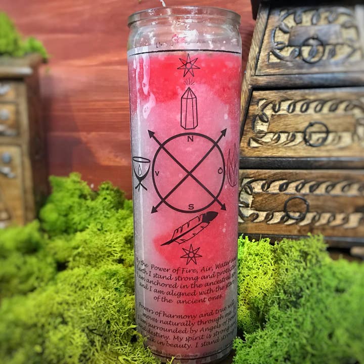 Bougie de Sort de 7 Jours - Je Reste Fort - 740g - 140h pour la vente par Kani NaturApotek AB