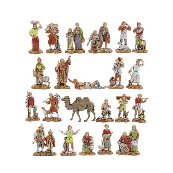 Set of 21 Shepherds and 1 Micro Camel 3.5 for wholesale by Moranduzzo