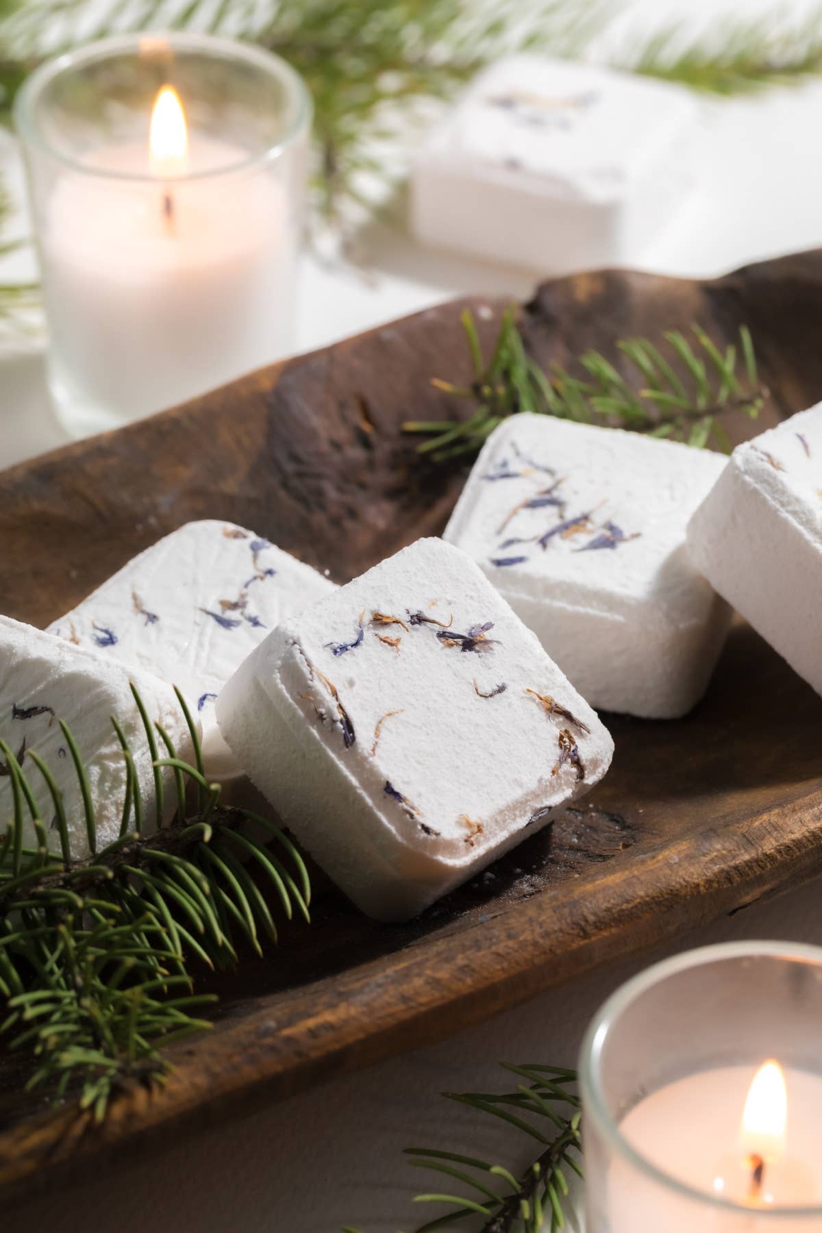 Wildflower Rituals - Wholesale Shower Steamer/Bomb - Solstice Botanical Shower Steamers - Cypress Frankincense5