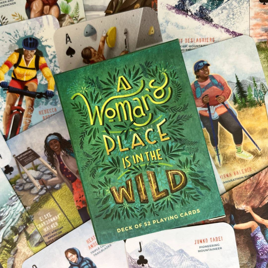 Mountaineers Books - Wholesale Playing Cards - A Woman's Place Is in the Wild1