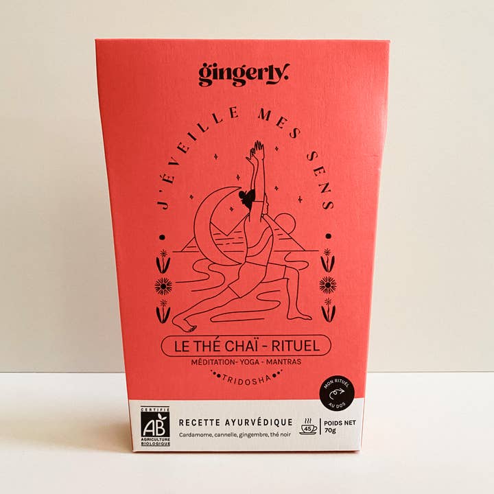 Gingerly - Wholesale Health/Detox Tea - VRAC organic chaï-ritual tea, I awaken my senses
