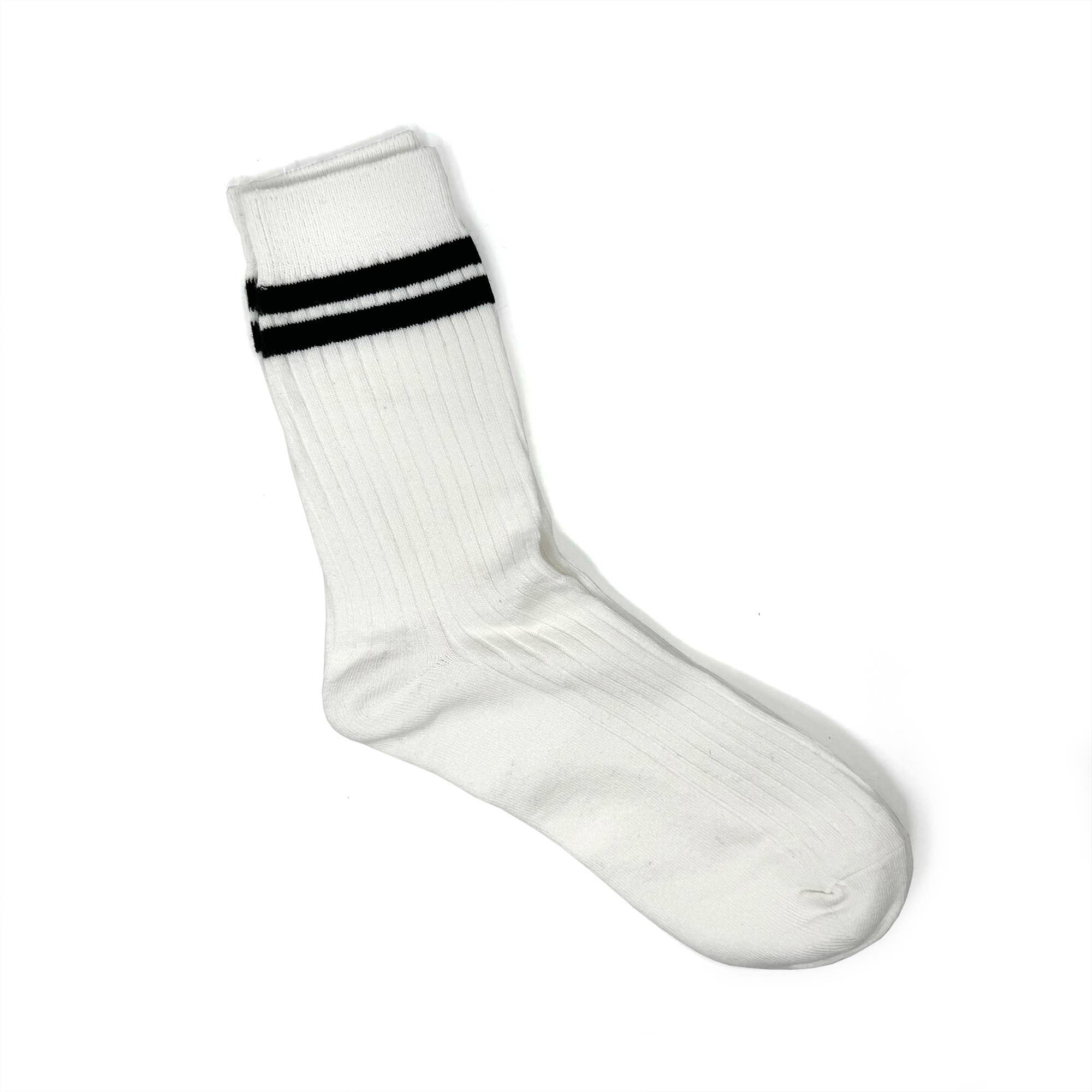 Rainbow Unicorn Birthday Surprise - Wholesale Socks - Women's - Retro Ribbed Denise Tube Socks with Varsity Stripes0