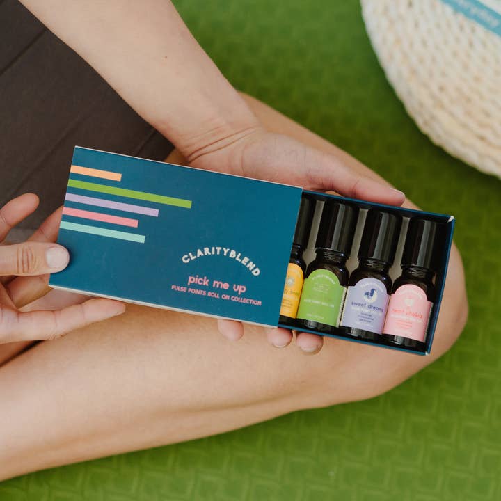 Pick Me Up Aromatherapy Roll On Set for wholesale by Clarity Blend Aromatherapy