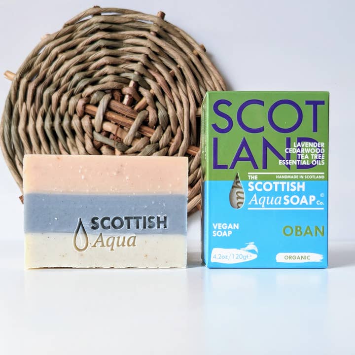 SOAP Oban (Lavender, Tea Tree & Cedarwood) for wholesale by The Scottish Aqua Shop Co.