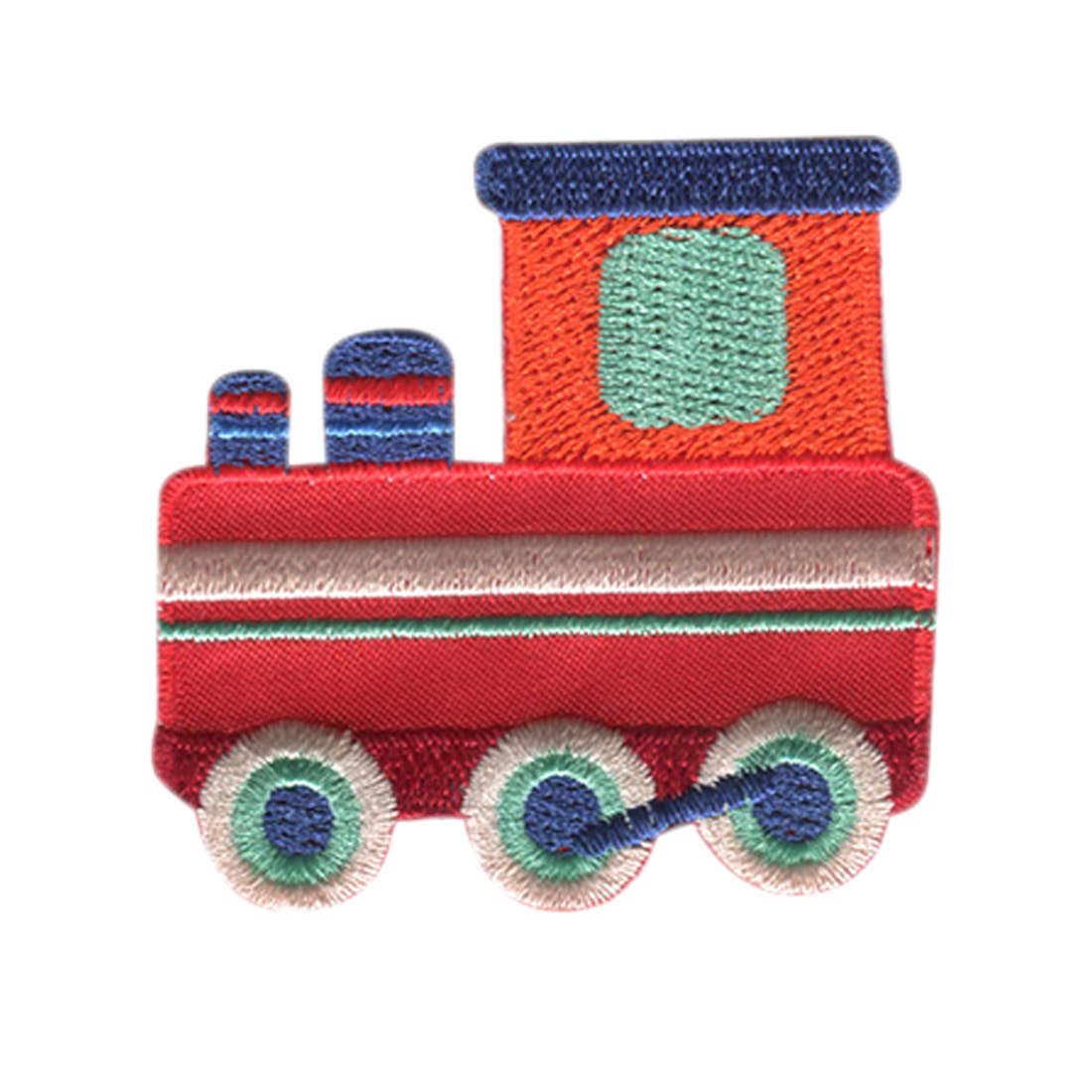 red Iron on Patch - Locomotive Train Vehicle for wholesale on Faire0