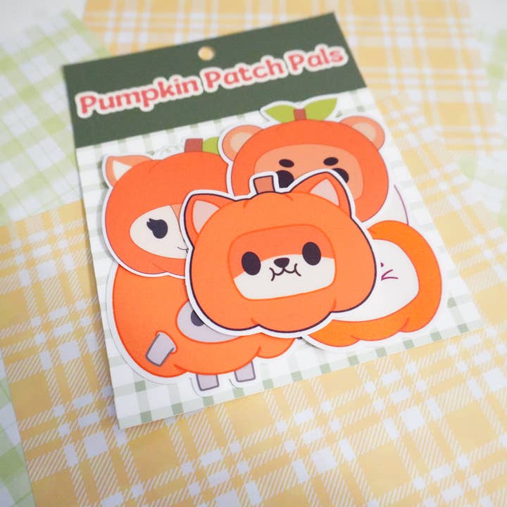 Pumpkin Patch Pals Sticker Pack for wholesale by LulunaGhost