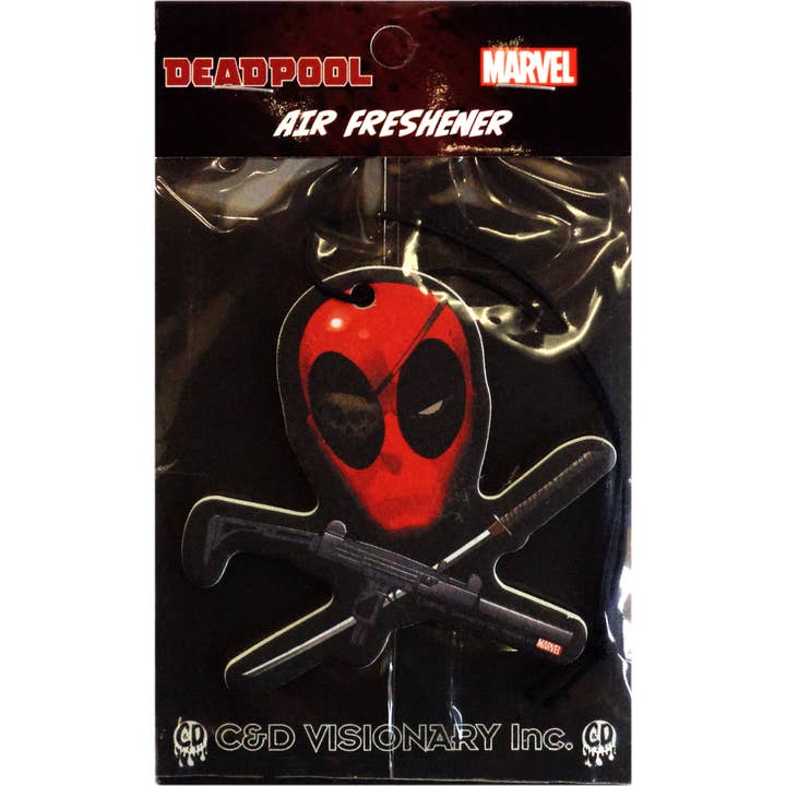Désodorisant - Deadpool - Crossed Weapons (parfumé au citron) pour la vente par Square Deal Recordings & Supplies