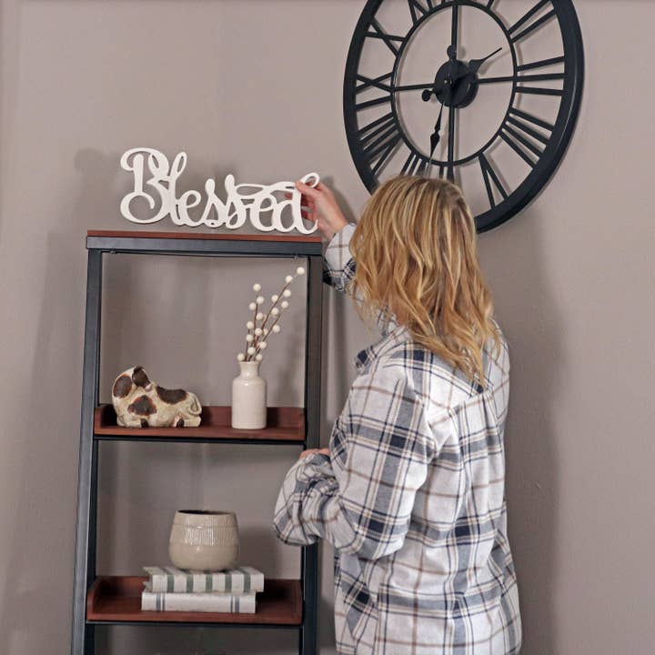 Sunnydaze Decor - Wholesale Bookcase - Indoor 4-Shelf Acacia Ladder Bookshelf - 59.75" H