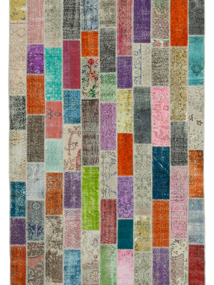 Tapis Patchwork Moderne Multicolore 7x10 - 31036 pour la vente par RUG N CARPET