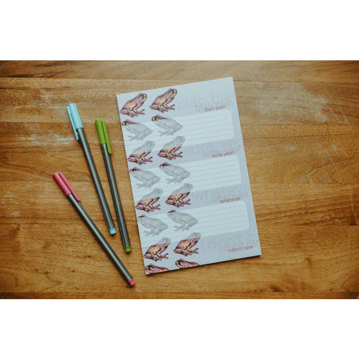 BrickandBarley - Wholesale Notepad - Blah Blah Blah, Sure Yeah, Whatever, I Don't Care Notepad3