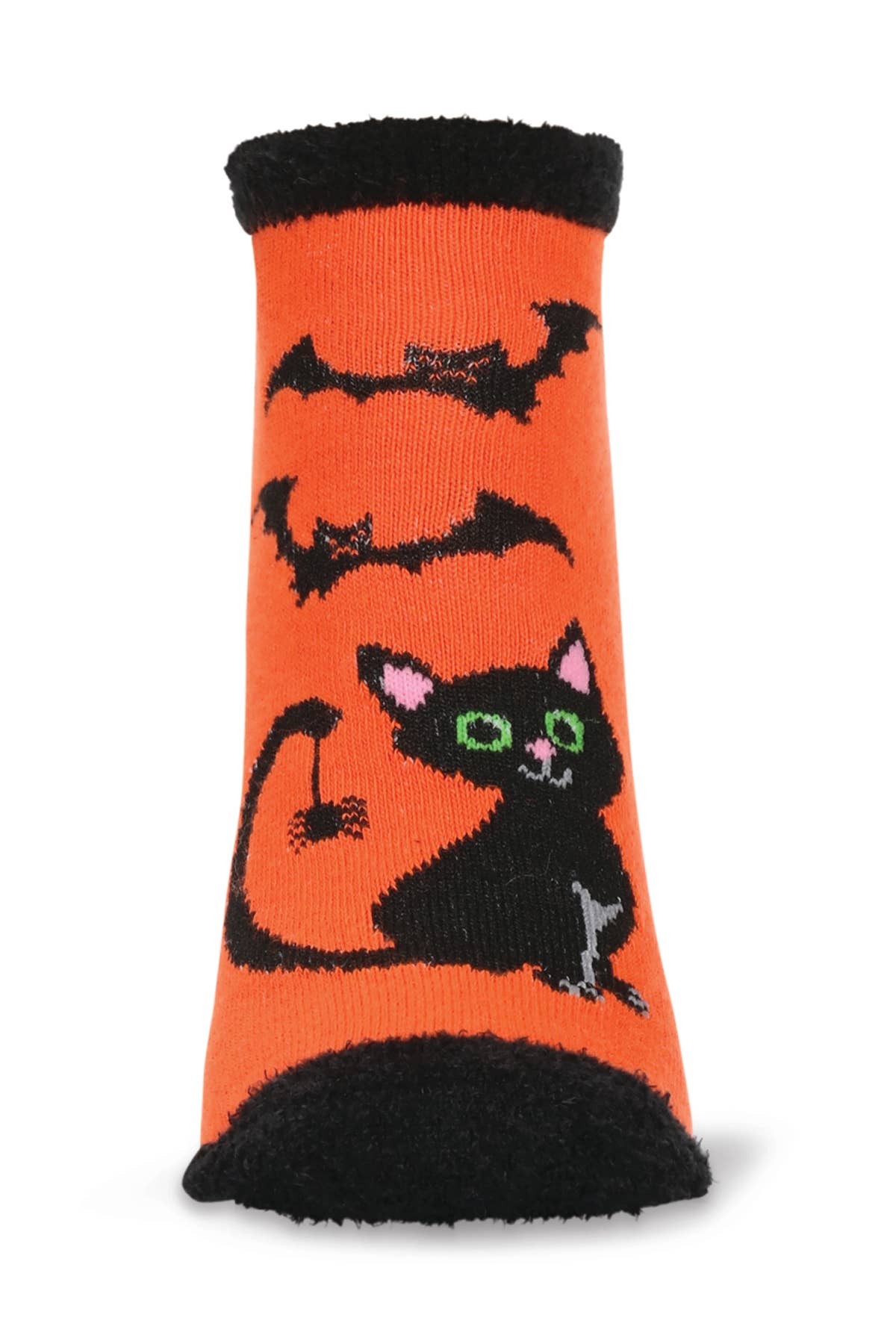 Alaranjado Meias com corte baixo para mulher Spooky Cat para venda a revendedores na Faire2