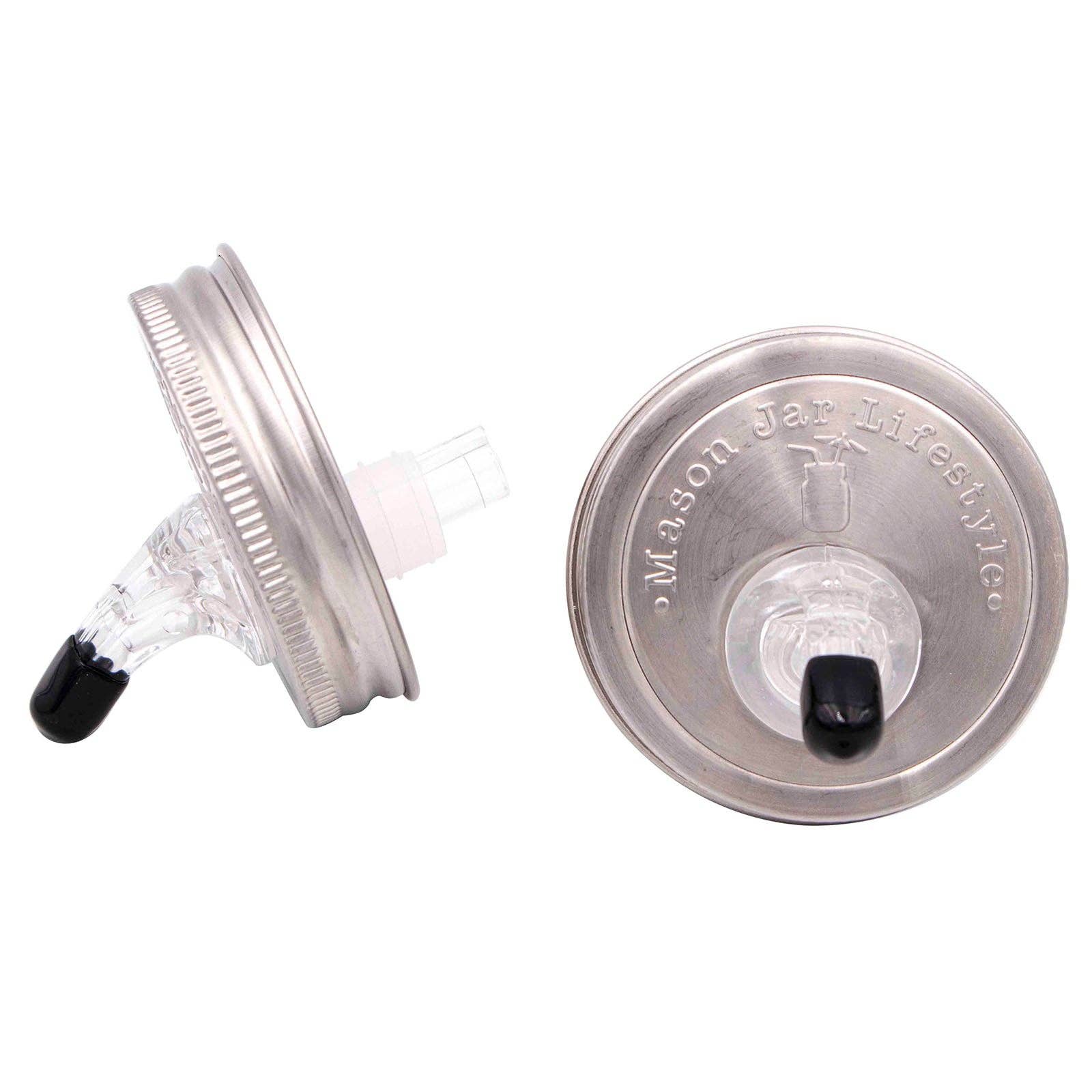 Mason Jar Lifestyle - Wholesale Liquor Dispenser - Liquor Pour Spout Stainless Steel Lid for Mason Jars6
