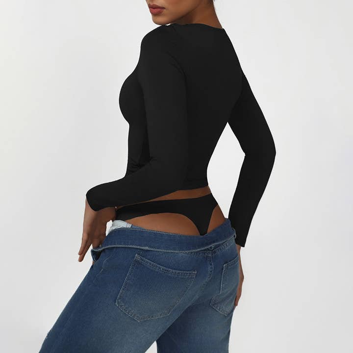 WONDERXFANS - Wholesale Athletic top – Women′s - Snug-Fit Long Sleeve9