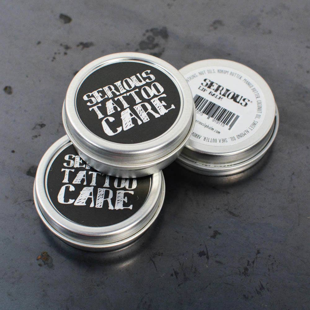 Serious Lip Balm - Vente Pommades/soins pour tatouage - Soin naturel pour tatouage - Apaise et favorise la guérison3