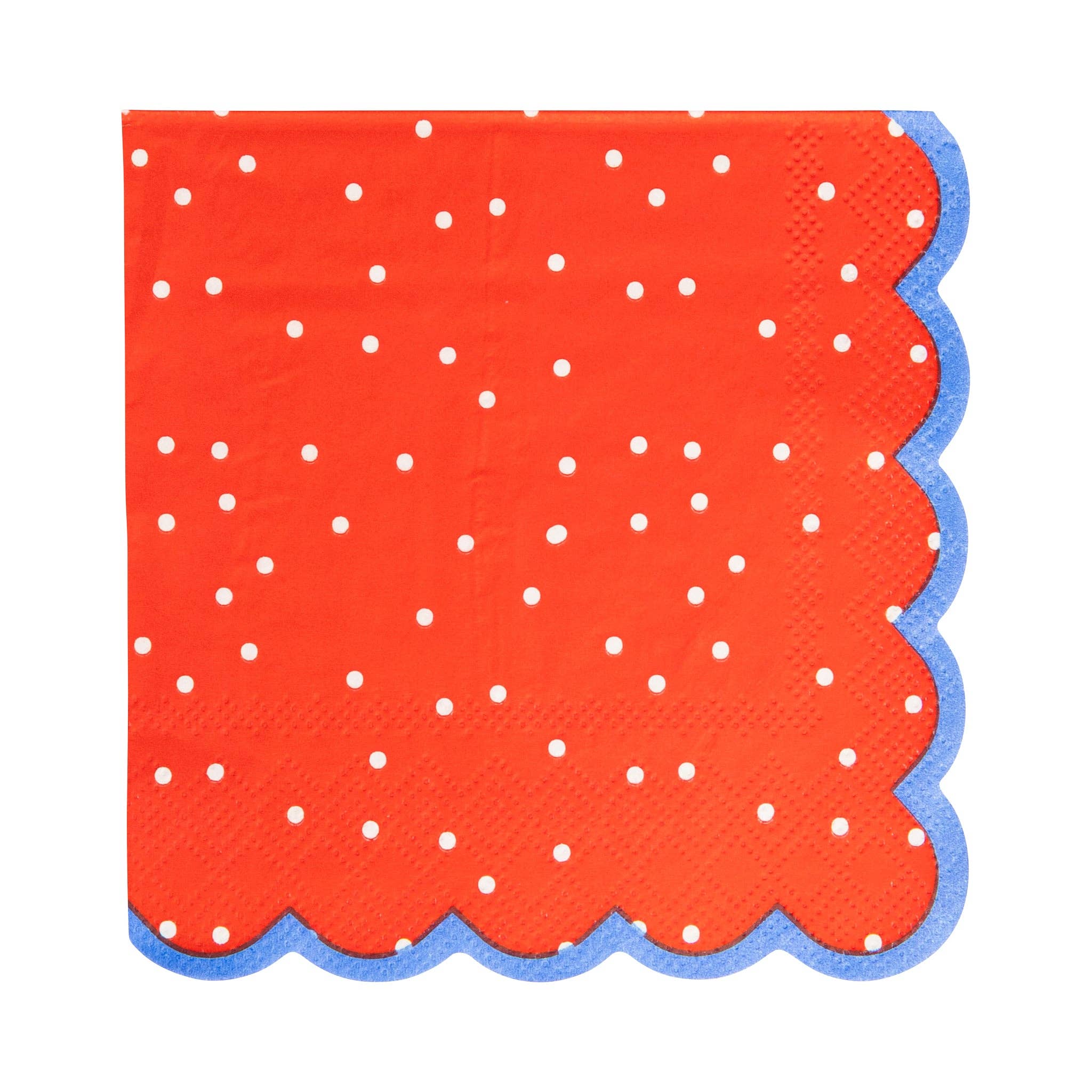 My Mind’s Eye - Wholesale Disposable Napkin - FLA1138 - Americana Polka Dot Cocktail Napkin Set4