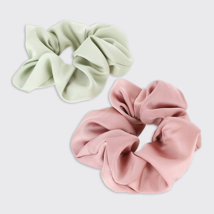 Forever England / Millie Mae – wholesale Scrunchie - Women’s – Set of 2 Satin Scrunchies4