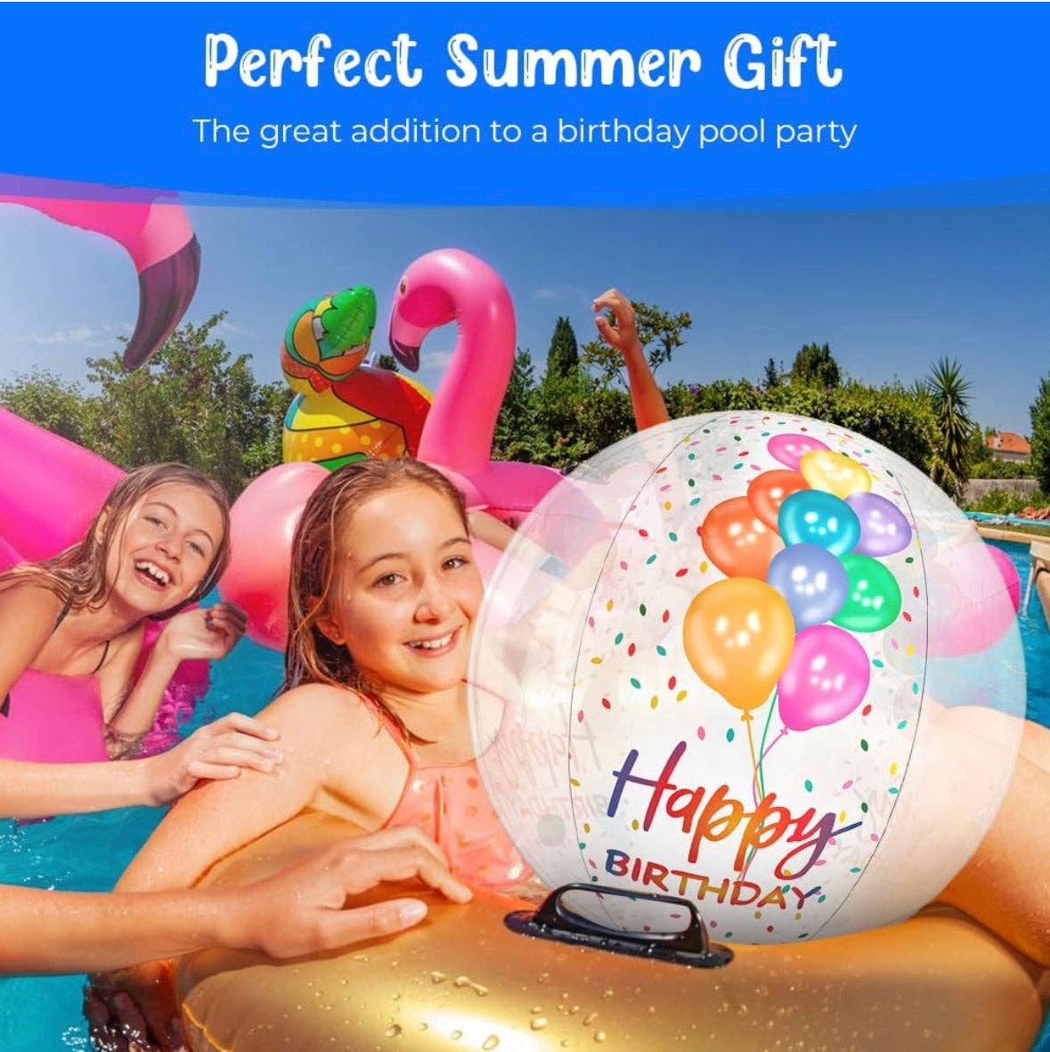 Top Rated Brands - Wholesale Beach/Pool Toy - Kids & Baby - Happy Birthday Beach Ball3
