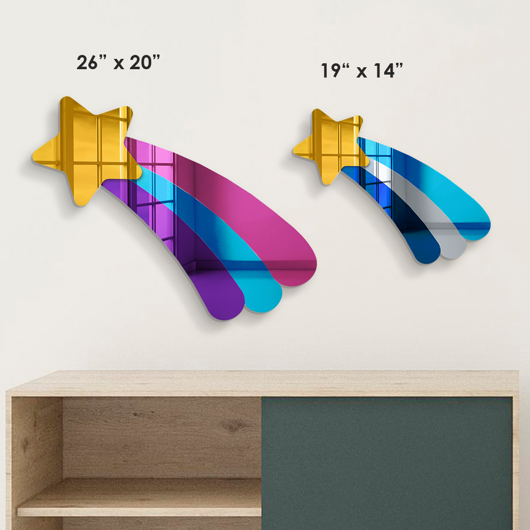 4ArtWorks – wholesale Wall mirror – Shooting Star | Acrylic Art | Wall Mirror1