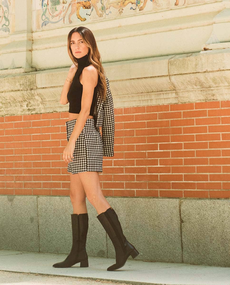 POPA - Wholesale Boots - Women's - Ayse Black Leather Boot6