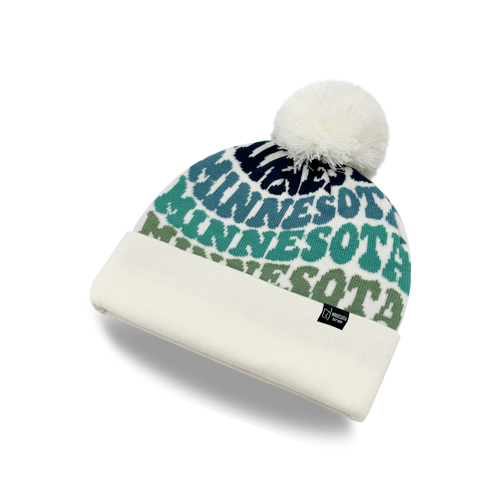 Northern Icons Creations INC - Wholesale Beanie - Women's - MINNESOTA Colorful Pom Pom Beanie - Warm Knitted Winter Hat3