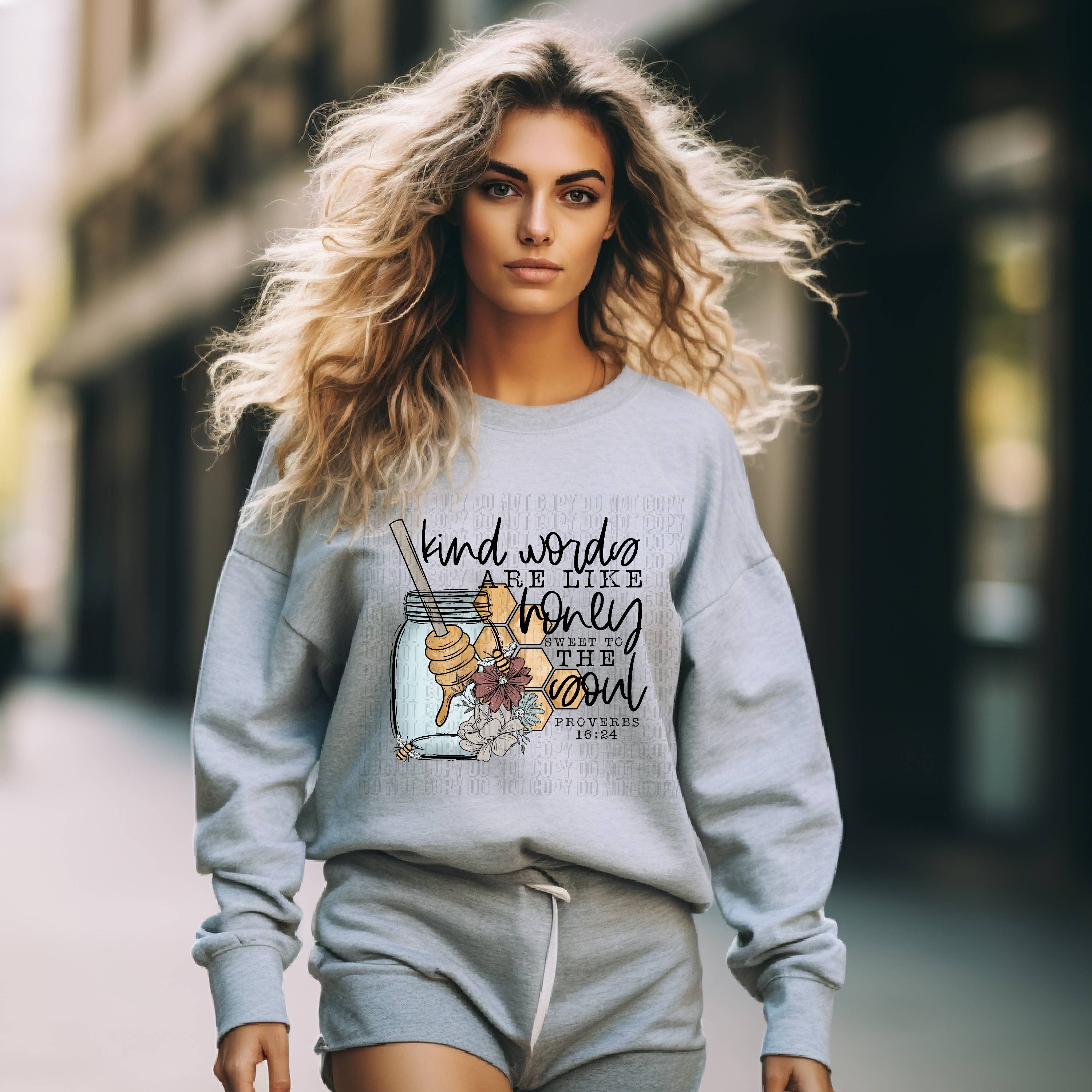 K and M Designs - Wholesale Sublimation Transfer - Kind Words Are Like Honey DTF Transfer